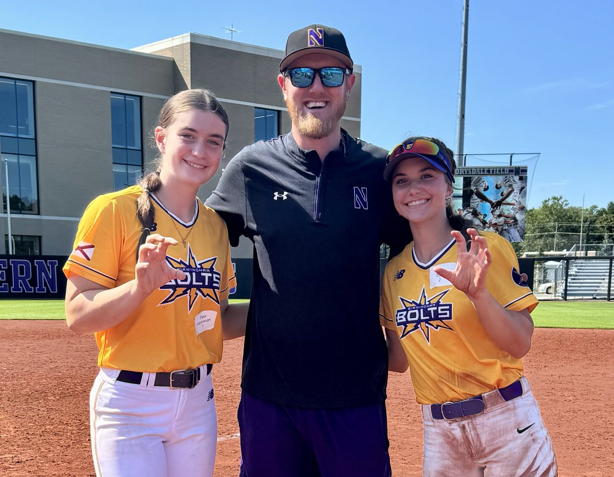 Piper Cavanaugh 2026 (@pipercav) on Twitter photo Loved spending the day in Evanston with <a href="/NUSBcats/">Northwestern Softball</a> ! Thank you <a href="/katedrohan/">Kate Drohan</a> <a href="/CarylDrohan/">Caryl Drohan</a> <a href="/Mgascoigne32/">Michelle Gascoigne</a> <a href="/TonySmithNUSB/">Anthony Smith</a> for the opportunity to work with you all and giving me some great feedback! I had so much fun and appreciate you having me! #GoCats
<a href="/coach_jenny2/">Jenny Buzzell-Parker</a>
<a href="/2026Birmingham/">Birmingham Thunderbolts Premier 2026- Thompson</a> Loved spending the day in Evanston with <a href="/NUSBcats/">Northwestern Softball</a> ! Thank you <a href="/katedrohan/">Kate Drohan</a> <a href="/CarylDrohan/">Caryl Drohan</a> <a href="/Mgascoigne32/">Michelle Gascoigne</a> <a href="/TonySmithNUSB/">Anthony Smith</a> for the opportunity to work with you all and giving me some great feedback! I had so much fun and appreciate you having me! #GoCats
<a href="/coach_jenny2/">Jenny Buzzell-Parker</a>
<a href="/2026Birmingham/">Birmingham Thunderbolts Premier 2026- Thompson</a>