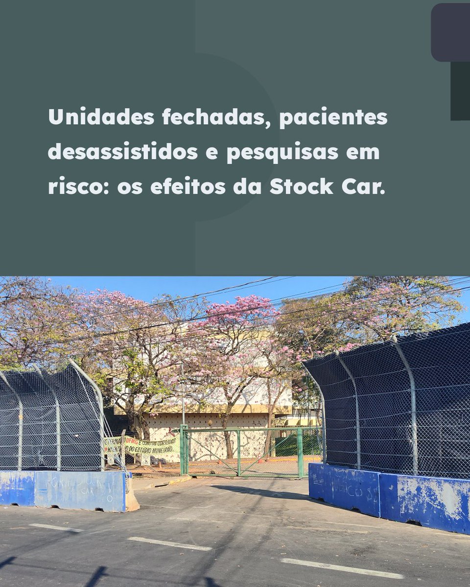 Ainda antes da da Stock Car começar, os impactos já são sentidos em diferentes prédios da UFMG e nos arredores do campus Pampulha.

Entenda o que fica fechado e alguns dos impactos da corrida no trabalho desenvolvido pela UFMG: ufmg.br/comunicacao/no…