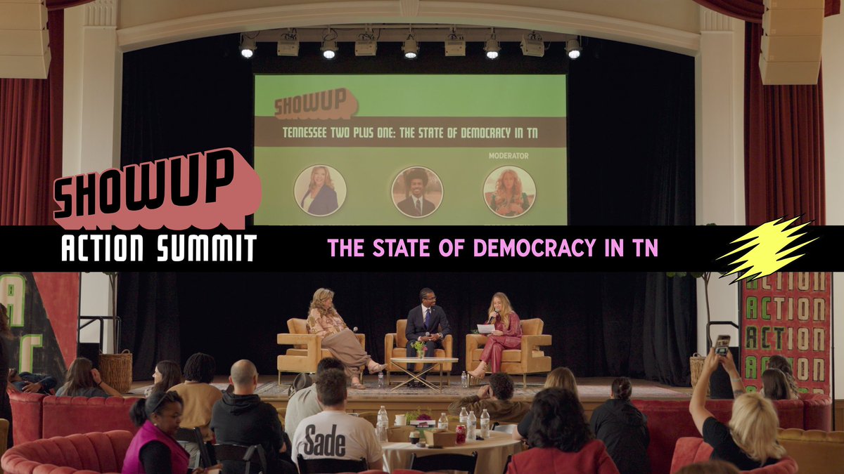 Our next #ShowUpActionSummit panel is now available on <a href="/YouTube/">YouTube</a>!

“The State of Democracy in Tennessee” is a discussion covering legislative priorities and how artists and industry can actively support: youtu.be/OoHbp43LSus?fe…

🖤 <a href="/MissMargoPrice/">Margo Price</a> <a href="/Justinjpearson/">Justin J. Pearson</a> <a href="/VoteGloriaJ/">Rep. Gloria Johnson</a>