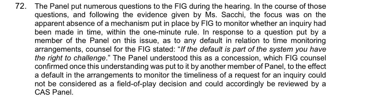 richlallen's tweet photo. The FIG also confirmed they have no mechanisms in place to know if an inquiry came in late. https://t.co/8pRoYM0w3g