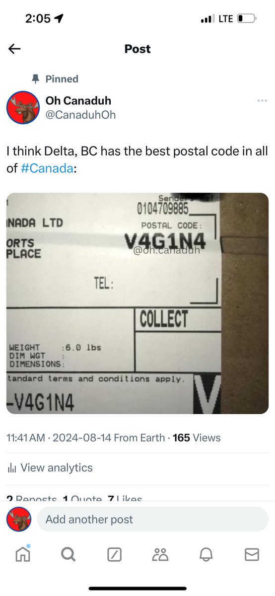 Oh Canaduh tweet media
