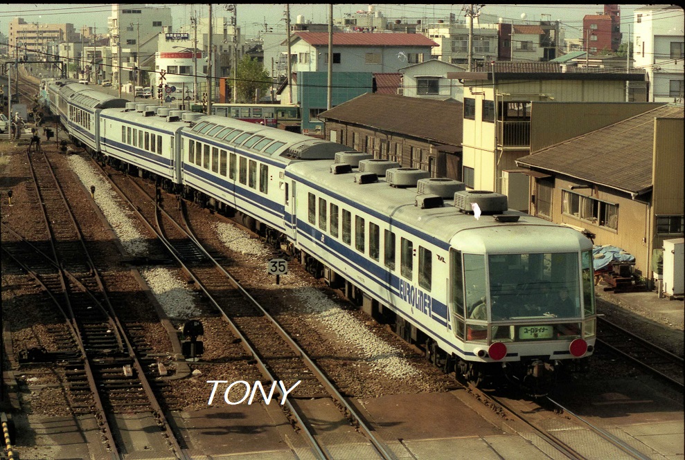 お盆なので今は亡き車両を貼れ 1985年デビュー直後、臨急「ユーロのり