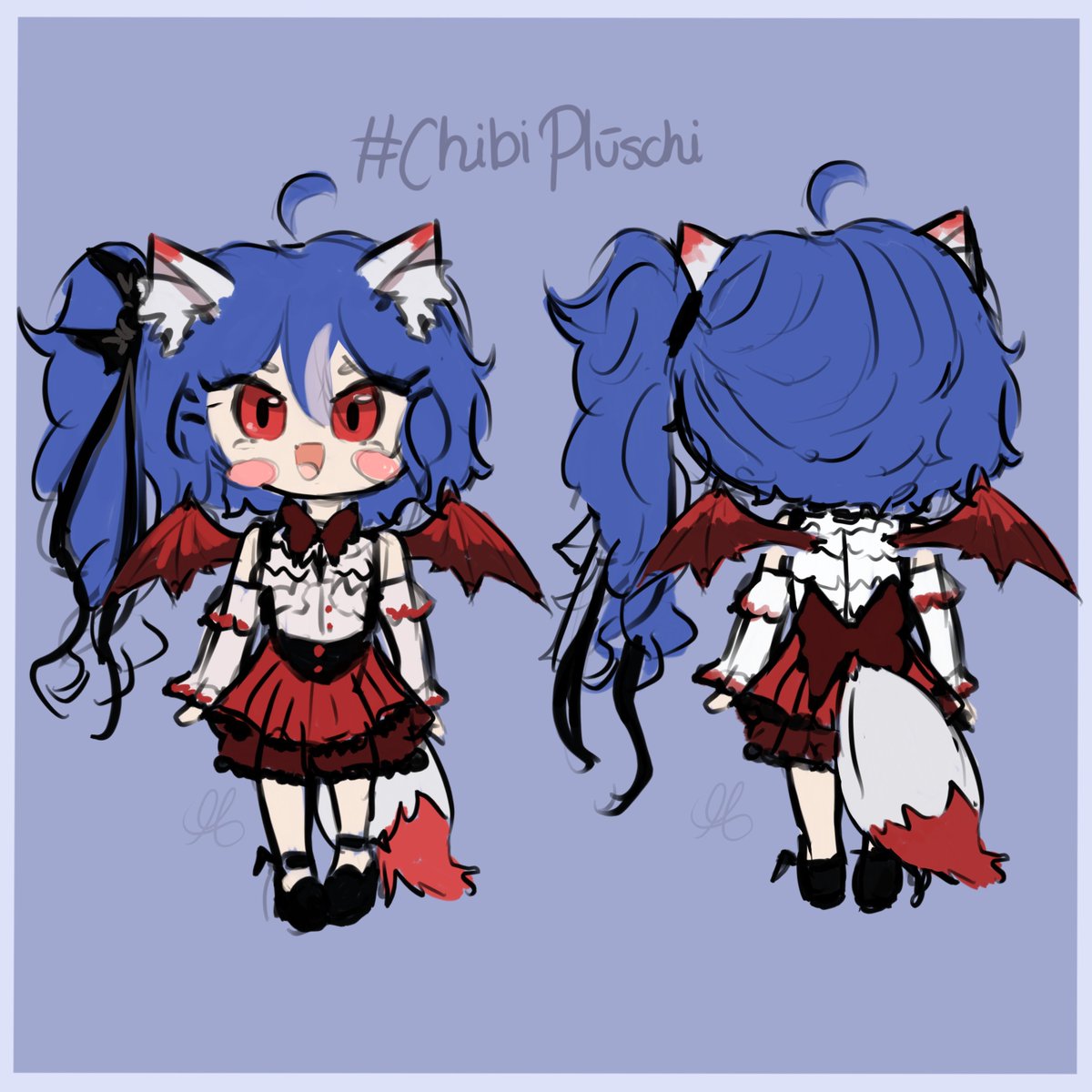 mein beitrag zum art contest von @EisPlueschFuchs !!
es hat mir sehr viel spaß gemacht und habe dadurch endlich wieder motivation zum zeichnen bekommen (ﾉ◕ヮ◕)ﾉ*:･ﾟ✧ #ChibiPlüschi