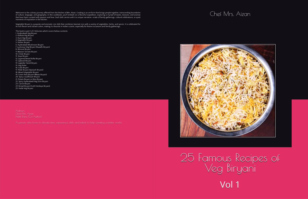 FixingKnowledge's tweet photo. “25 Famous Recipes of Veg Biryani (Vol 1)" by "Chef Mrs. Aizan" is now available.

https://t.co/YYWH40K0Pa 

#books #ebook #author #cookbook #receipies #biryanirecipe #vegetarian #vegbiriyanirecipe #nahkrarsi #fixingknowledge #amazon #kdp #kindleunlimited #kindle #kindlebooks https://t.co/04S9v0ZJeT