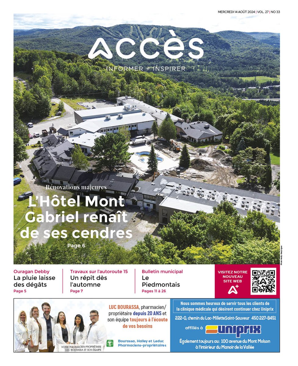 Les éditions du 14 août  des journaux Accès et Le Nord sont maintenant en ligne ! 

Lisez l’édition numérique ici :
🗞 Accès :  online.fliphtml5.com/qfkng/zobp/
🗞 Le Nord : online.fliphtml5.com/qfkng/

Bonne lecture !