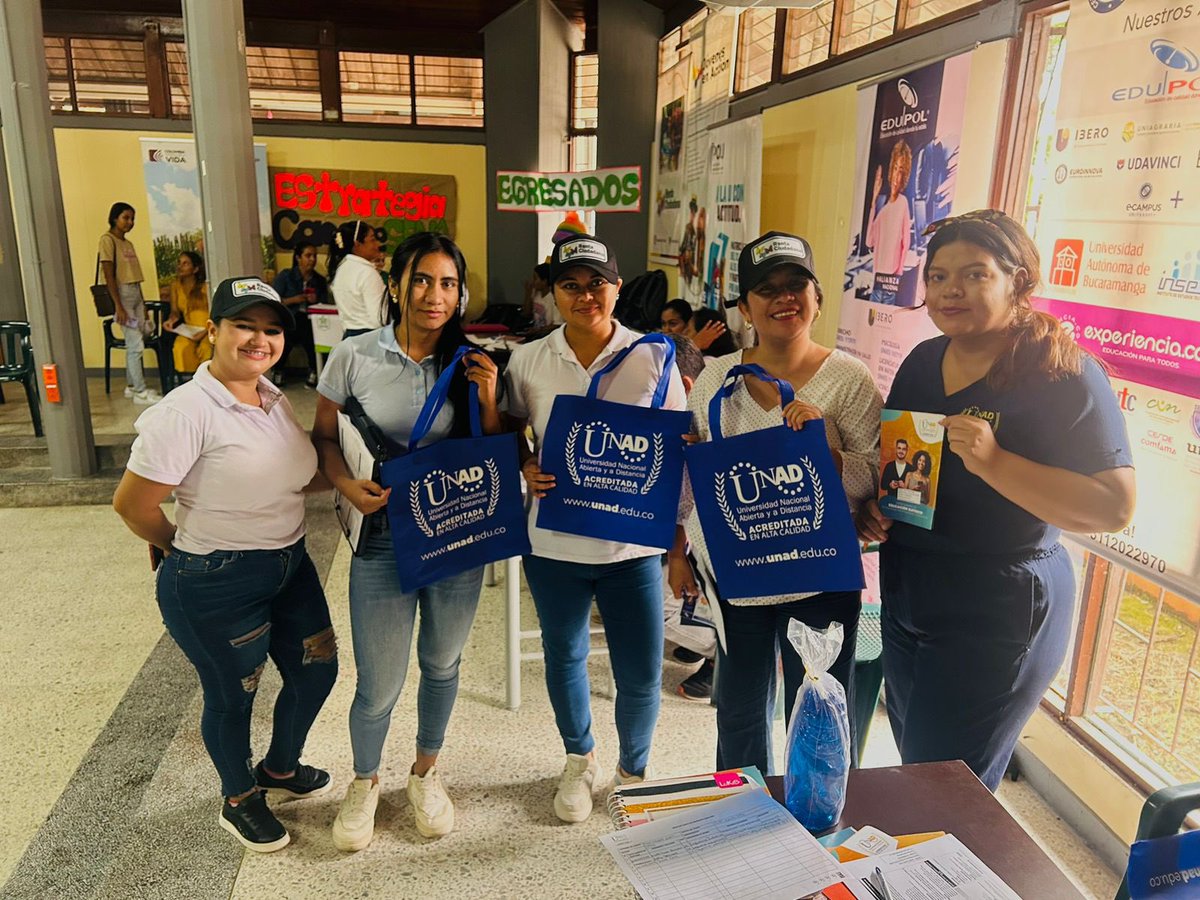 UNAD_ZonaSur's tweet photo. #UnadInforma ¡La UNAD presente en Expo Empleo Joven del SENA en Puerto Asís! La UDR Puerto Asís participó en este importante evento, donde socializamos nuestra oferta educativa, los beneficios de descuento en matrícula y las ventajas de la educación superior en modalidad virtual. https://t.co/Jmz3T3VMau