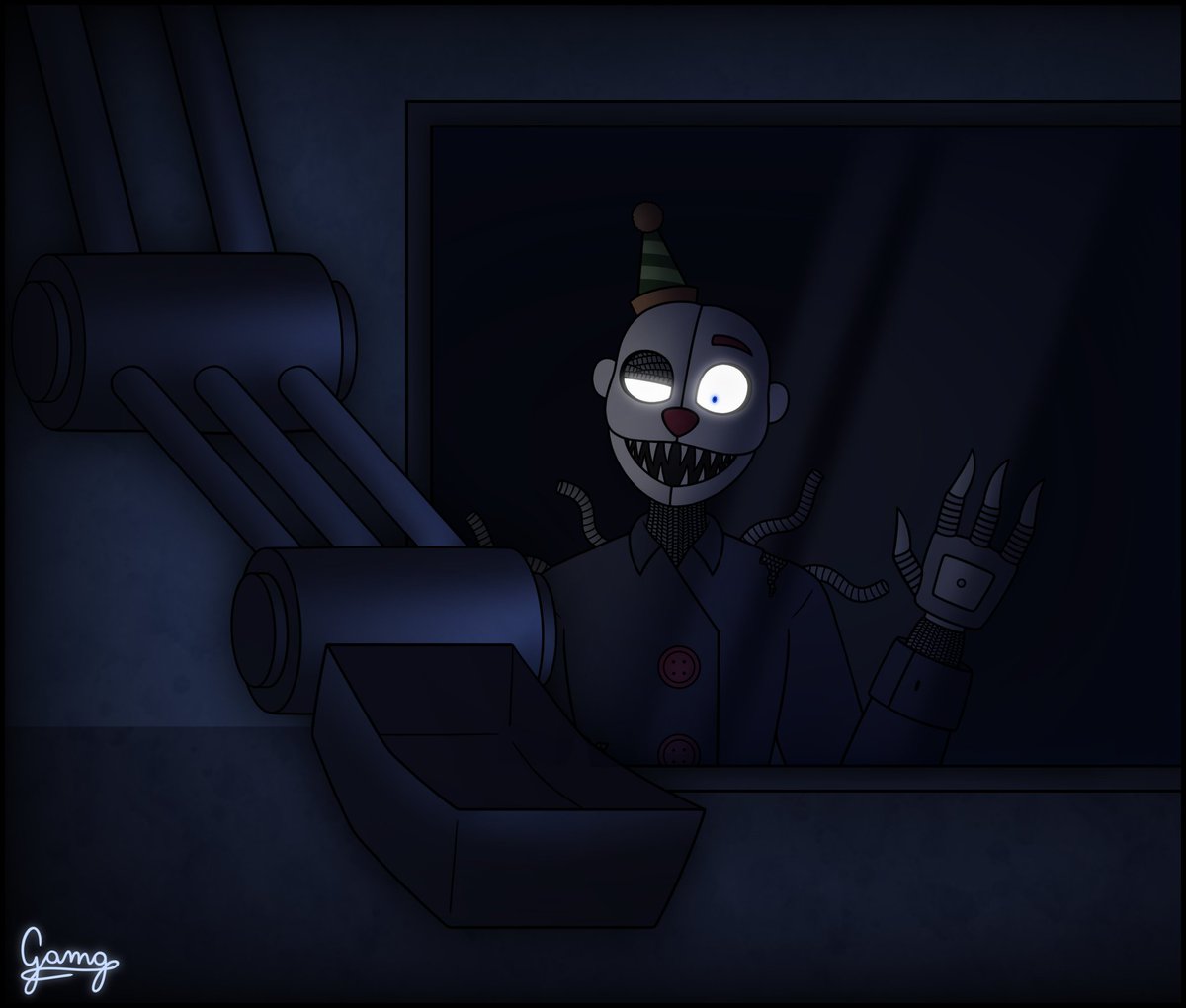 Gustavo11g2's tweet photo. "The Scooping Room"
#fnaf #fnafau #FiveNightsAtFreddys #fnafennard #Ennard https://t.co/VA6DAEN8rD
