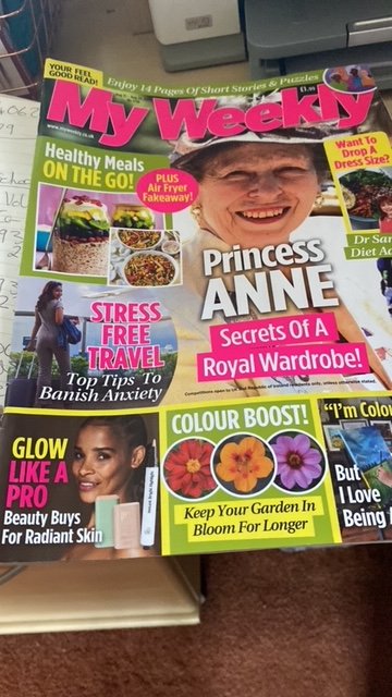 G13Julie's tweet photo. 💜💜Read my short story, Labour of Love, in the latest edition of the wonderful @My_Weekly @0neMoreChapter_
@HarperCollinsUK @Harper360 @MyWeeklyFiction
#shortstory #myweekly #romance #escapism 💜💜 https://t.co/PAZBf1dEO4