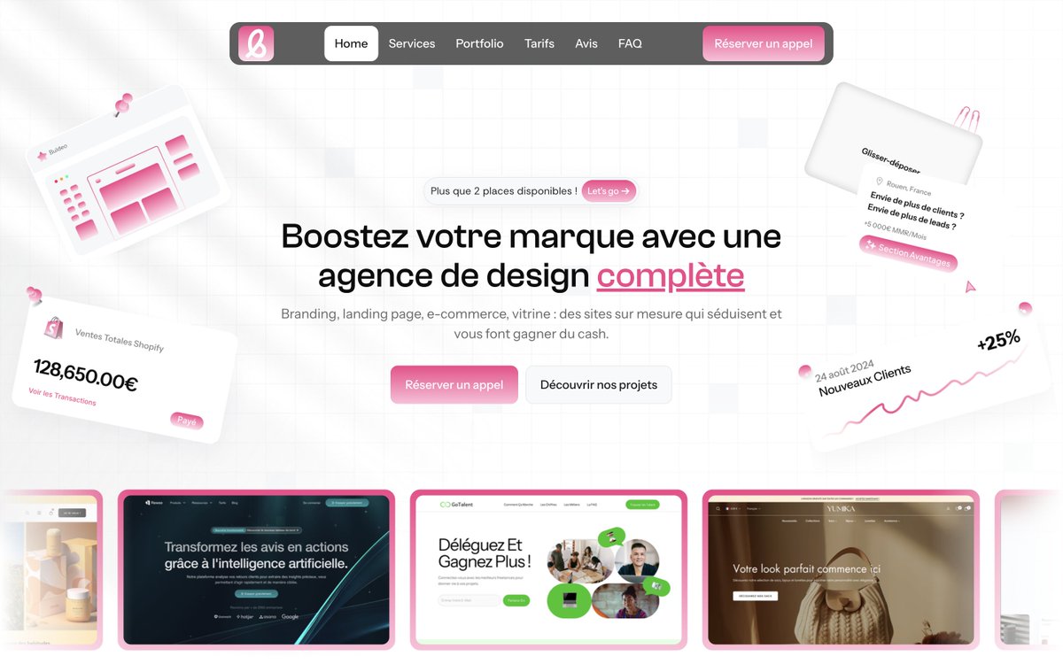 Hugo - Création Site & Branding tweet media