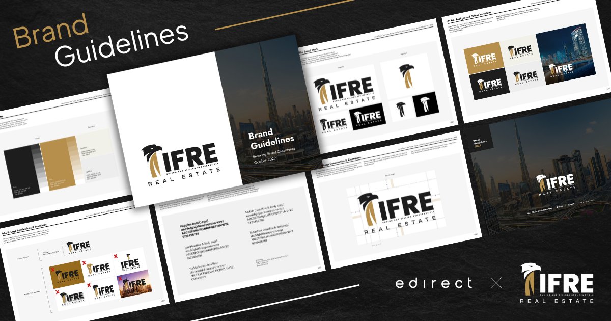 EDirectLtd's tweet photo. We partnered with IFRE to develop their brand, identity system, guidelines, and more.

🤝 Check out the finalised guidelines—another happy client!

#edirect #branding #brandguidelines #graphicdesign #brand #brandidentity #creativeagency #design https://t.co/751DkU9cgP
