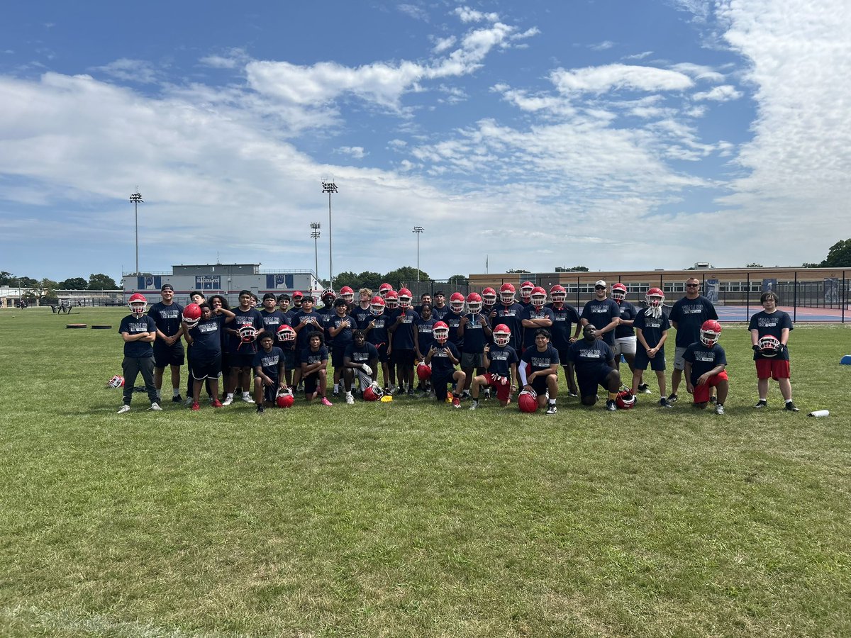 Had a great first day of camp this week! <a href="/WABlackhawkFB/">West Aurora Football</a>
