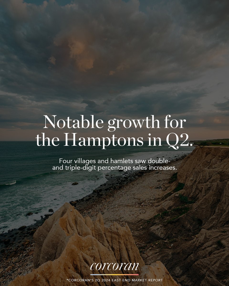The Q2 East End market report is here. 👀🌊 Learn more: bit.ly/3y7vgY5 👈