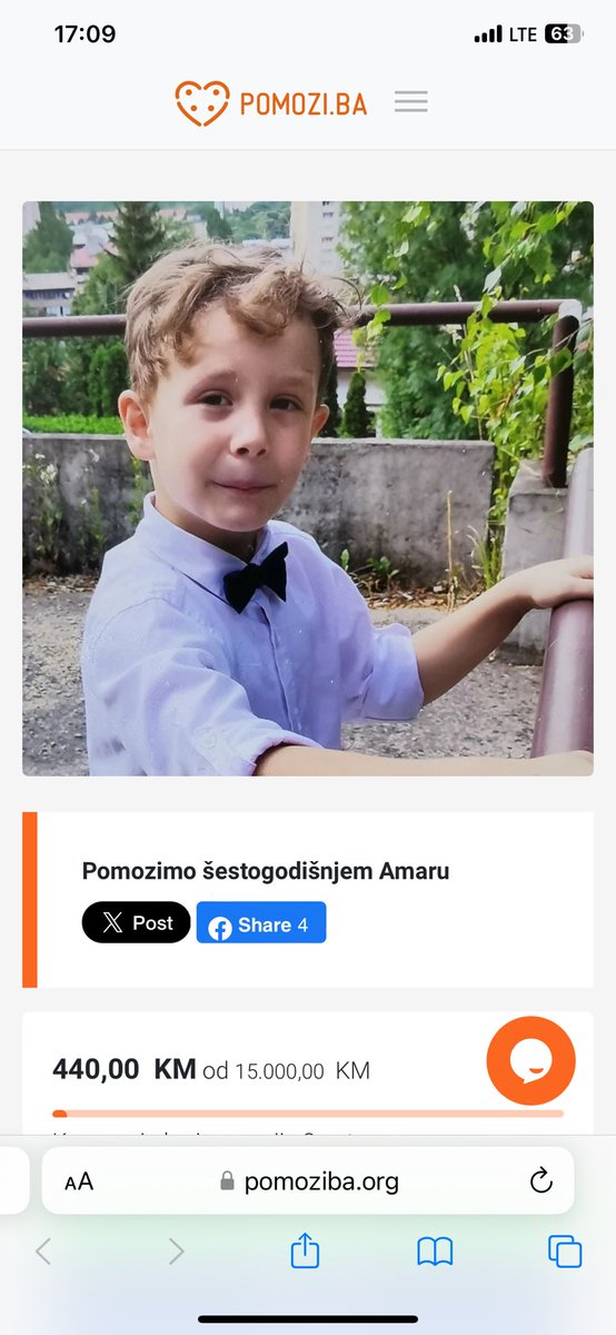 bracaDo89's tweet photo. https://t.co/dokJtqhdRD

Nazovi 17007 za našeg druga Amara 💙 
#pomoziBA https://t.co/gCmGDxLkeX