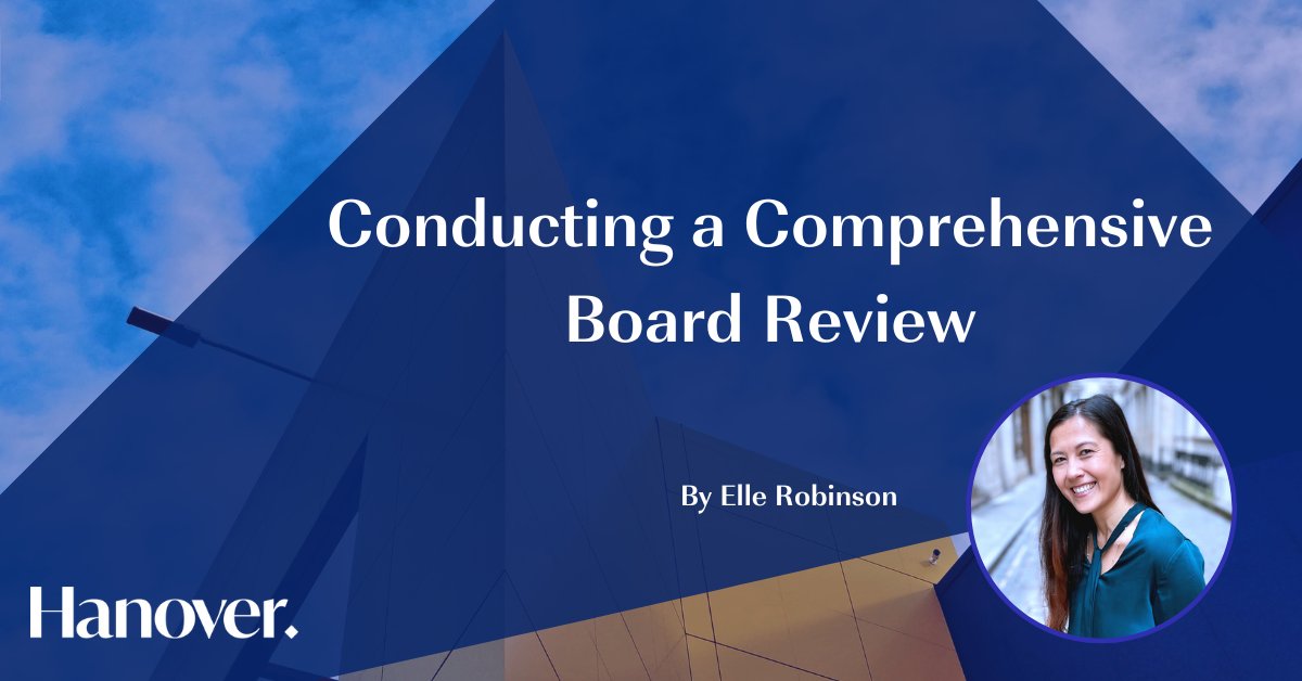 Our latest insight shares how to conduct a comprehensive board review, highlighting the importance of assessing effectiveness, aligning competencies with goals and enhancing board diversity: hanoversearch.com/blogs/2024-8/c…