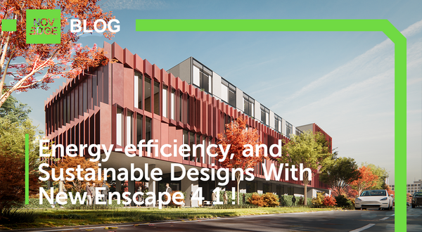 Energy eficcient with #Enscape, yes you can! #Realtimerendering #Archviz #Chaos #3Drendering ow.ly/5Q5650SVwBh