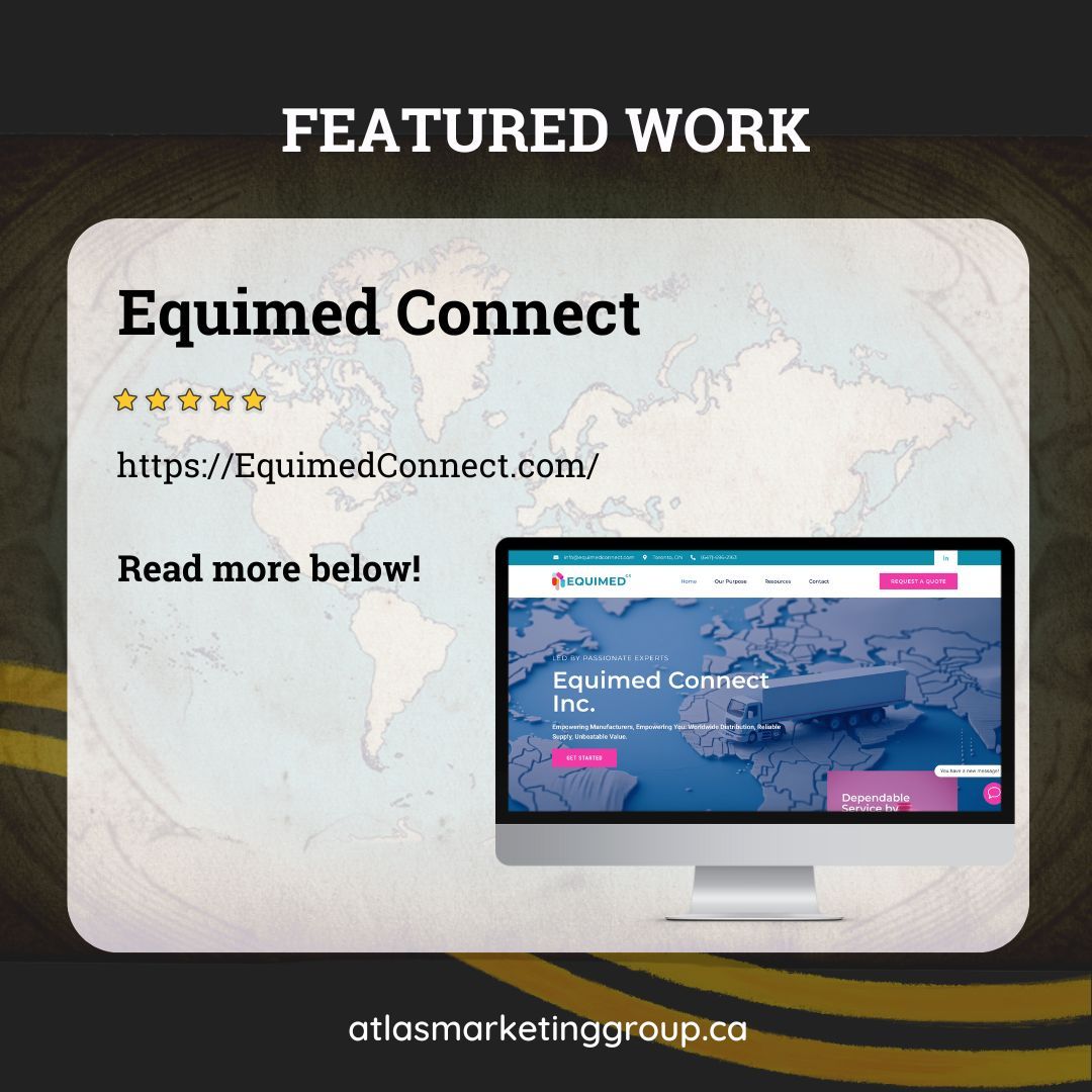 AtlasMktgGroup's tweet image. Check out our latest web design project. Equimed Connect is a licensed pharmaceutical wholesaler dedicated to bridging the gap between pharmaceutical suppliers and local pharmacies.

Visit their page now to see the website and let us know what you think! #Website #WedDesign