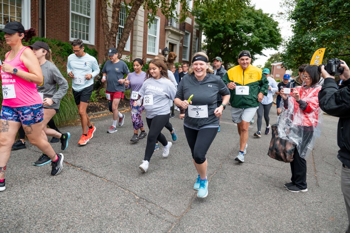 AdelphiU's tweet image. We are racing toward our Panthers for a Cause 5K, 1K and Kids Fun Run! One of our favorite Spirit Weekend events is back, with Spectrum Designs Foundation as this year’s recipient of the funds. Join us on September 29: ow.ly/ZSPl50SW7UV #AdelphiSpiritWeekend