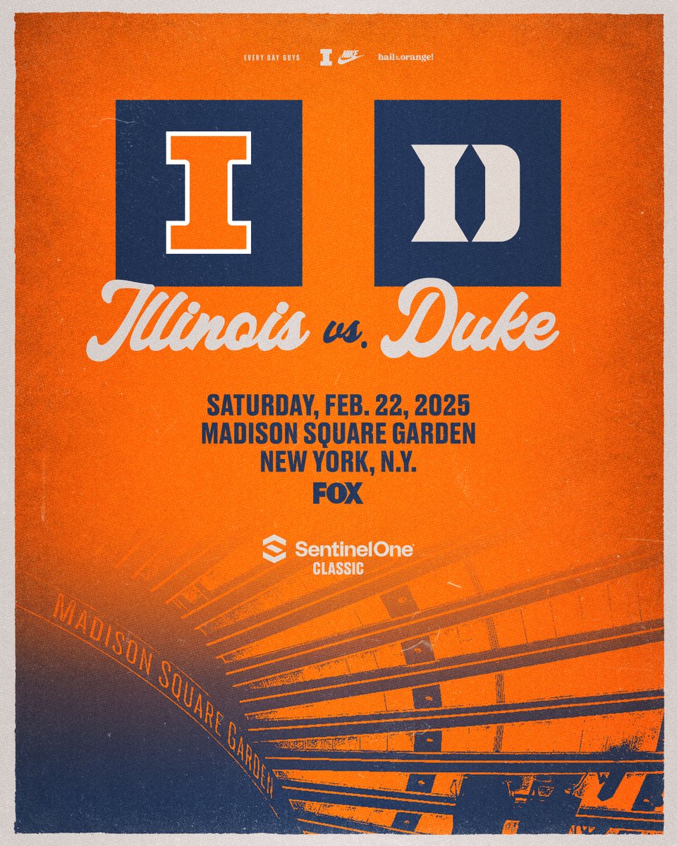 Meet you at The Garden.

#Illini | #HTTO | #EveryDayGuys