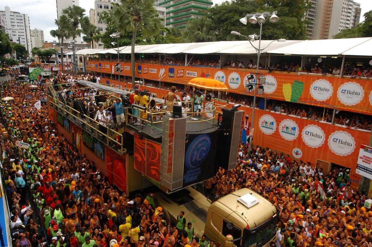 CarnavalInsider's tweet photo. Come kick it with us at our next VIP #Carnival Tour in Salvador Bahia Brazil. We feature super exclusive elite-level excursion rides on the humongous Party Tractors (see photos) called Trios.💫VIP All-Inclusive Weekend Pass Info tap secure link https://t.co/mkEHr1xBRo https://t.co/yv9si2jj3h