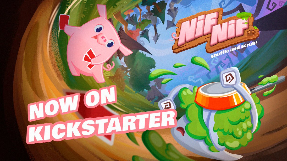 🐷 Nif Nif is live on Kickstarter!

Scrub monsters, meet cute characters, and explore the forest in this wholesome take on the roguelike and deckbuilding genre.

Share the news and pledge now: kickstarter.com/projects/sprin…

#Kickstarter