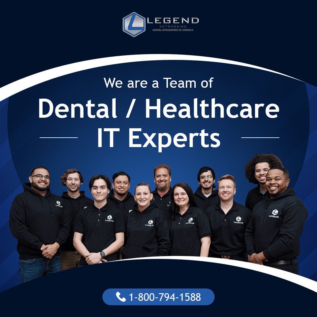 NTLegend1's tweet photo. From ensuring HIPAA compliance to providing round-the-clock support, we’ve got you covered. Say goodbye to IT worries and hello to seamless operations with Legend Networking.

#ITsupport #technology #networking #dentalcomputer #dentaltechnology #practicemanagement https://t.co/QQDrs7NDXT