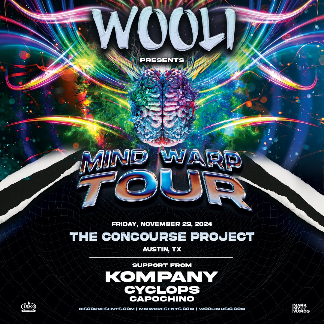 Austin! We’re happy to announce <a href="/capochinomusic/">capochino</a> will be joining the <a href="/woolimusic/">🦣 WOOLI 🦣</a> lineup at <a href="/concourseproj/">The Concourse Project</a> on November 29th!!!

🎟️👉 <a href="/DiscoPresentsHQ/">Disco Presents</a> | MMWpresents.com