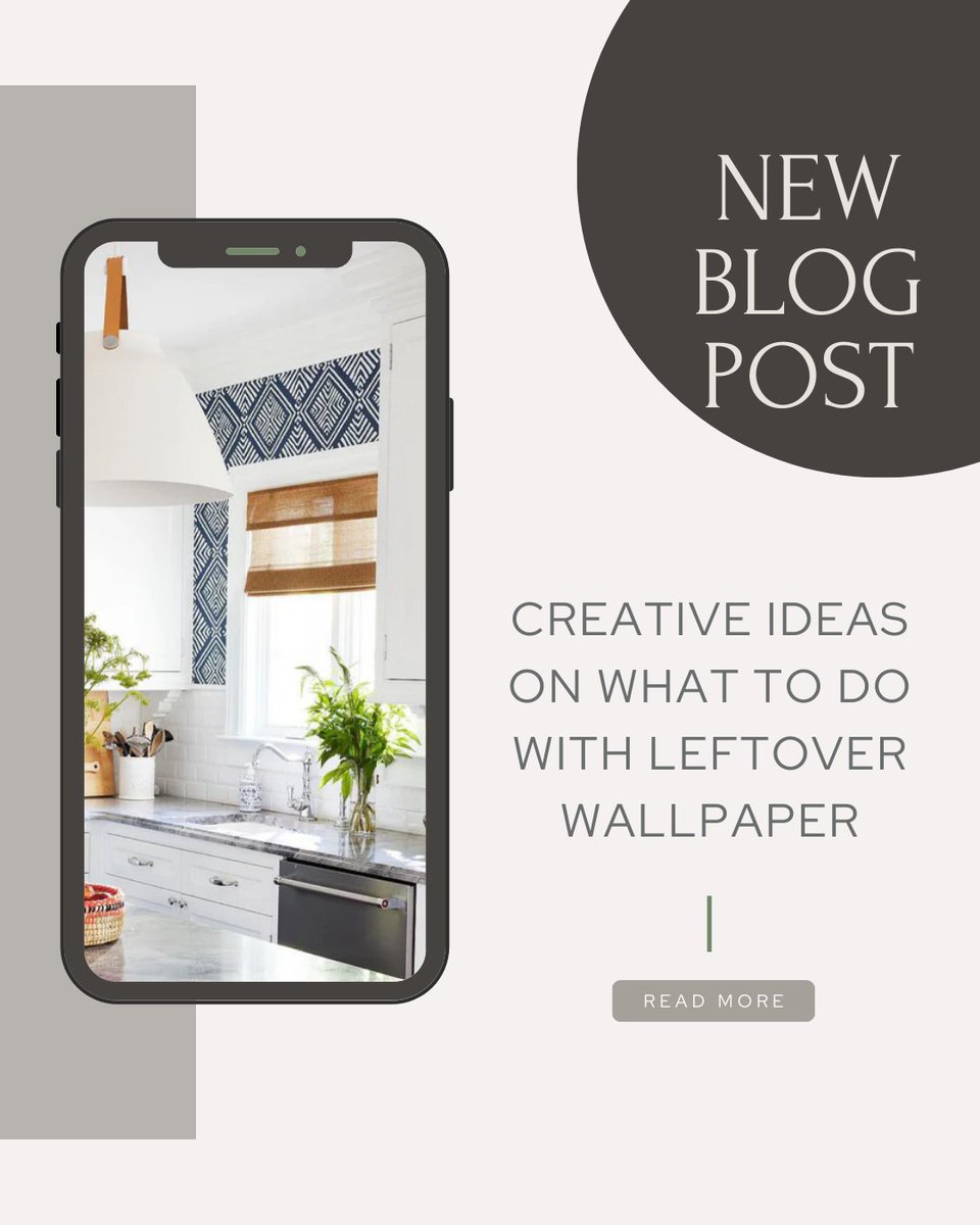 ✨ Creative Ideas for Leftover Wallpaper! ✨

Turn your excess wallpaper into stylish home accessories and unique wall art. Discover all the inspiring possibilities here.
jclicht.com/blogs/window-t…

#DIY #HomeDecor #WallpaperProjects #JCLicht #CreativeReuse