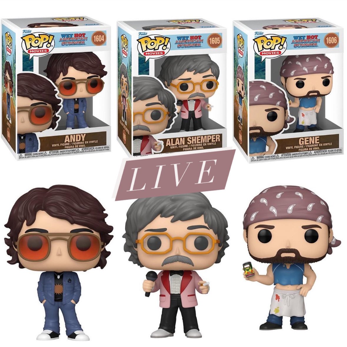 FunkoPOPsNews's tweet photo. Now live! Get wet with the new Wet Hot Summer Funko POPs! No charge until ship and free ship $59+ at EE
EE ~ https://t.co/PhHARv9AJA
Amzn ~ https://t.co/s8EUQOITs9
MHS ~ https://t.co/ZMk3s64Omb
#Ad #WetHotSummer #FPN #FunkoPOPNews #Funko #POP #POPVinyl #FunkoPOP #FunkoSoda https://t.co/R7sTSVs1wC