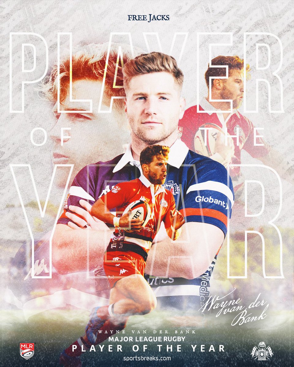 Wayne Van Der Bank is your <a href="/usmlr/">Major League Rugby</a> Player of the Year presented by <a href="/sportsbreakscom/">🎟️✈️🛏️</a> 

Congrats to The Bank on an amazing season 👏