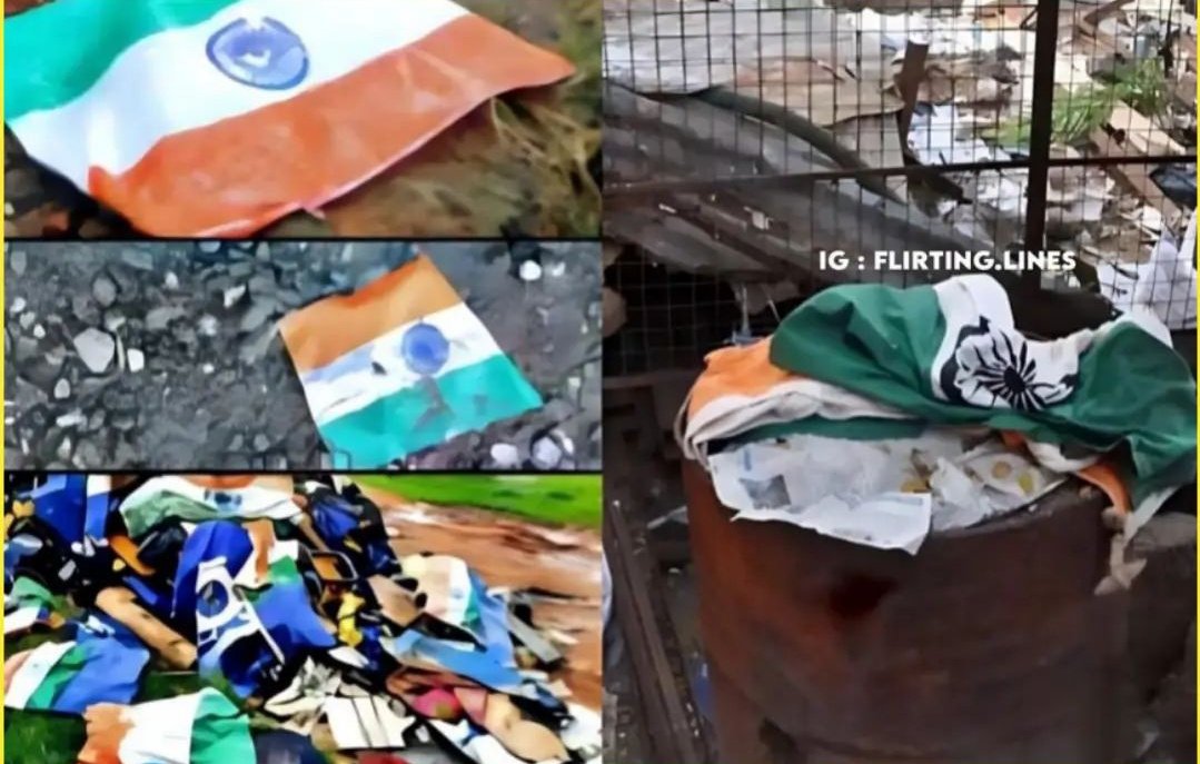 Please 🙏 It's a humble request to everyone 💔 don't buy these flag and balloons if you don't know how to respect them.
Take a pledge to take care of this not a single national flag or balloons on road. 

#IndependenceDay2024