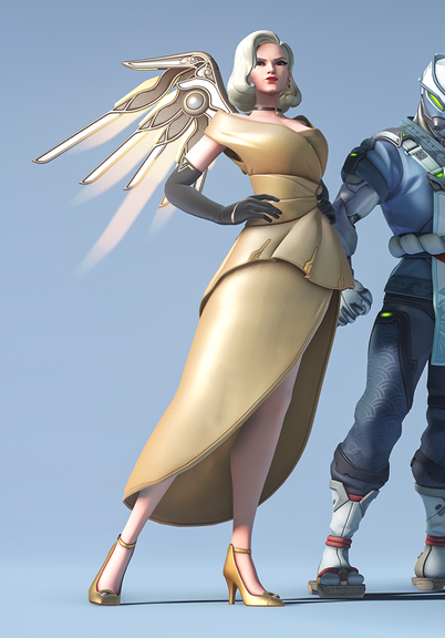 they saw all the complaints about how mercy kept getting asian themed skins and made her the whitest woman