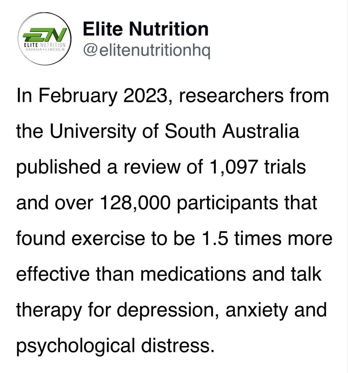 Elite Nutrition HQ tweet media