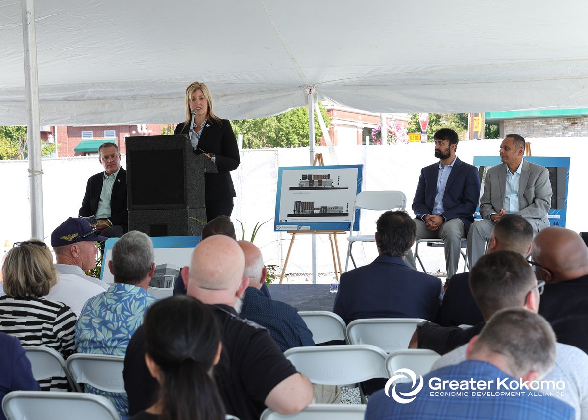 GreaterKokomo's tweet photo. We broke ground for our new Hilton Garden Inn and Kokomo Conference Center yesterday in downtown Kokomo! We are elated to see the start of this project coming to life, and we are truly grateful for @SSGHotelsLLC and everyone who has been a part of this journey! https://t.co/MKOpRHJ40j