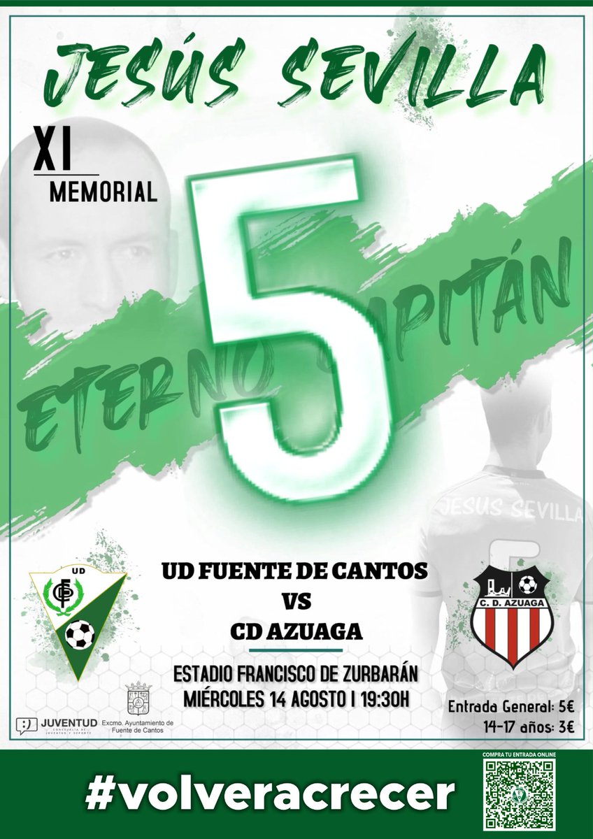 UDFDC's tweet photo. Hoy no te puedes perder el Memorial Jesús Sevilla. ⚽ Y recuerda comprar una papeleta para el sorteo de un lote de loncheados de ibéricos donado por #cortadoresdelsur #udfdc 🆚@cdazuaga https://t.co/dZOLV4YgJf
