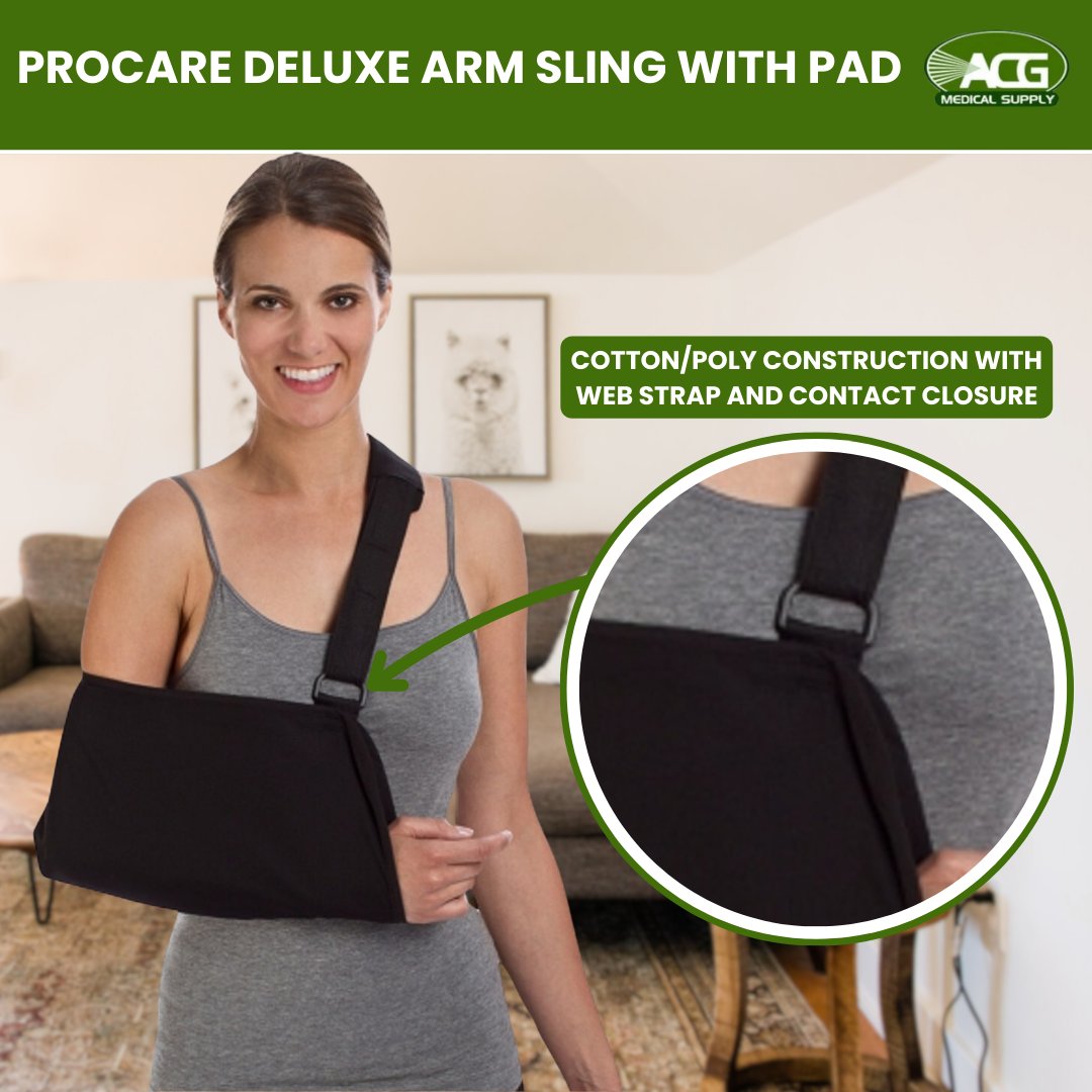 ACGMedicalsupp's tweet photo. Comfort and support, wherever you go! The ProCare Deluxe Arm Sling with Pad is designed for your recovery.
Visit Our Storesπ¨βπ¦½
π (972) 463-0737 π
Web - https://t.co/MYAiUqLbgN
.
.
.
.
#ACGMedical #orthopedicsbraces #ArmSupport #InjuryRecovery #ProCareSling https://t.co/mzpjFjKCly