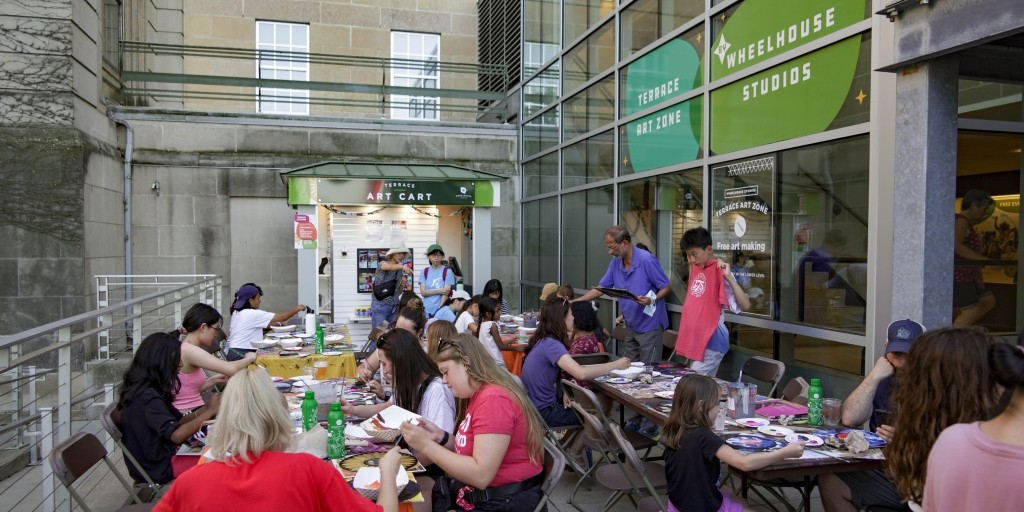 🚨This week is your LAST CHANCE to win a pair of tickets to your choice of WUT Season event at the Terrace Art Zone!
From 8/14—8/17, join Wheelhouse Studios at the Terrace Art Zone from 5-8 PM for FREE pastel wooden critter coloring &amp; enter for the chance to win free WUT tickets.