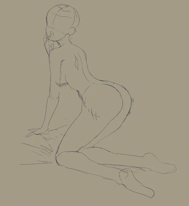 下絵(というかさらに前段階のラフ)ワッセワッセ今週は下絵とネームなどの準備段階をバチクソに進めてしまいたい…… 