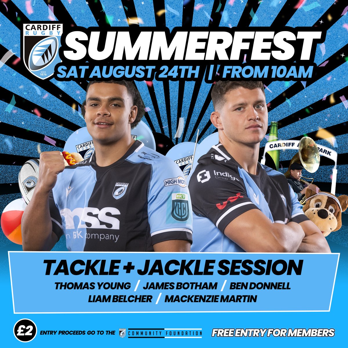 🗓️ Have you put Summerfest in your diary yet?

It promises to be a brilliant day for all the family!