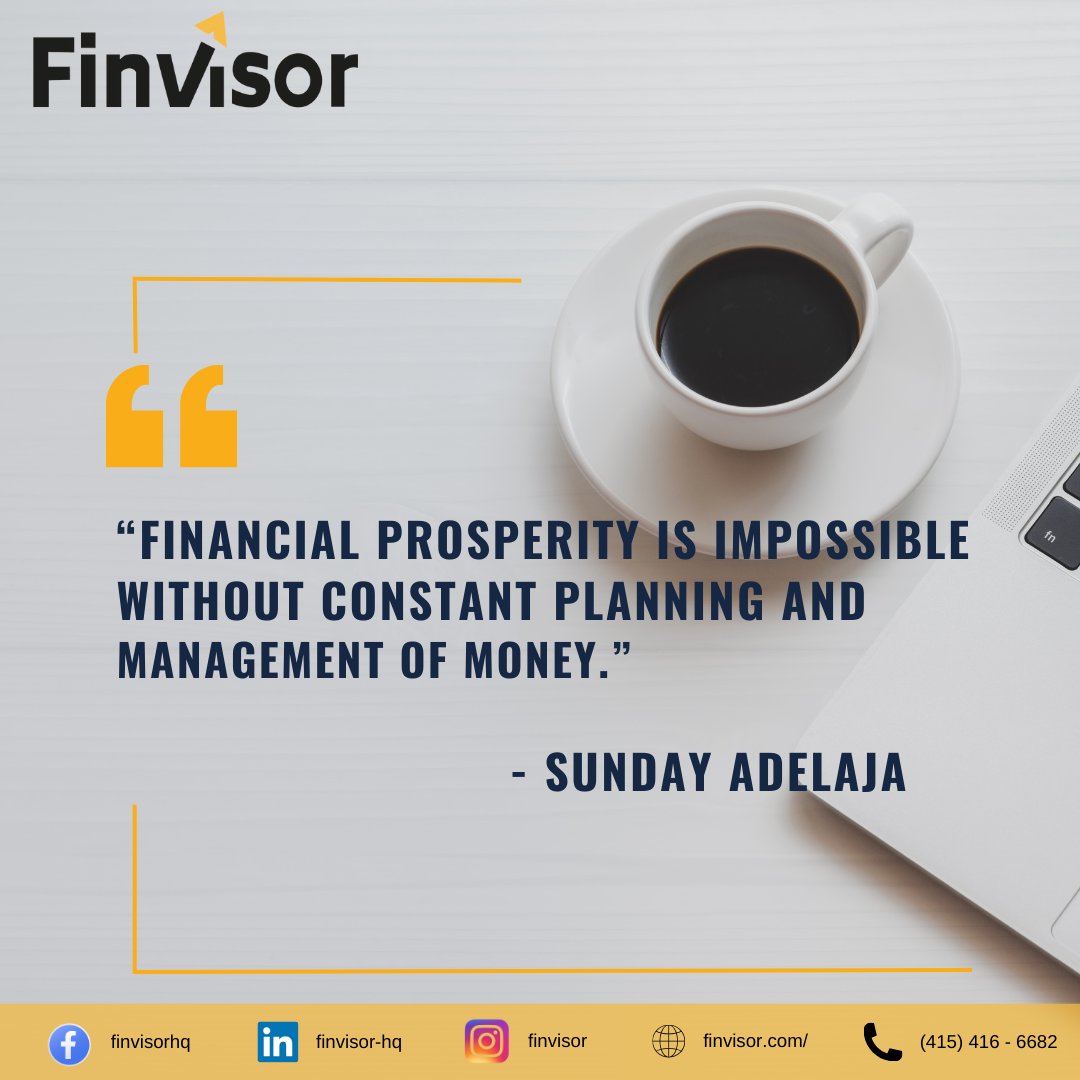 Financial success isn't luck; it's a result of careful planning and management. 💰 Let <a href="/FinvisorHQ/">Finvisor</a> help you achieve your financial goals. 

Contact us today for expert financial advice!
#FinancialPlanning #wealthbuilding #financialgoals #accounting #bookkeeping #fractionalcfo