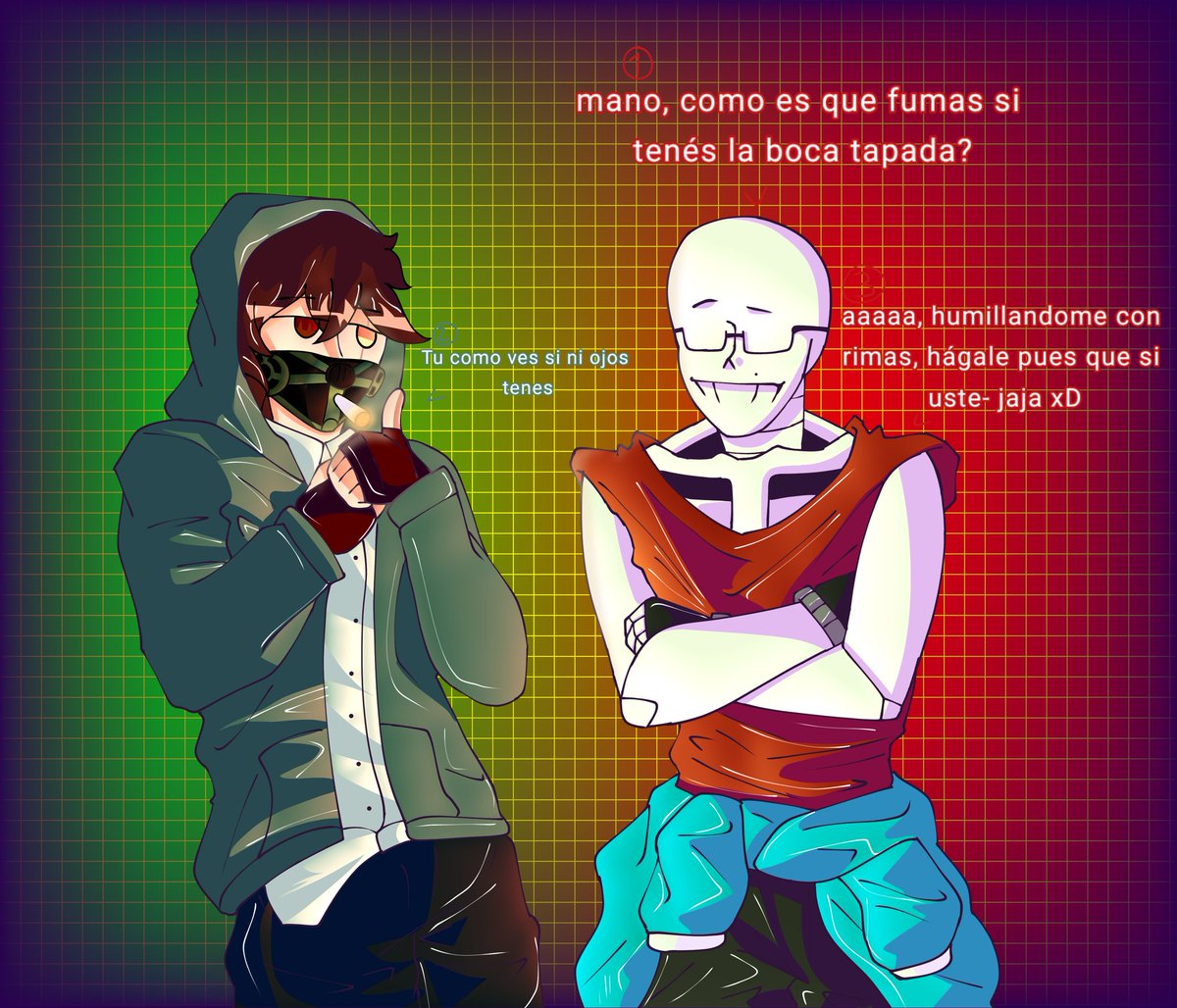ROQUI_DC's tweet photo. Una interacción casual entre esos causas de manera bien pro #fanar #detershift #undertaleAU @NightGamer34 https://t.co/gJZkr4G8FM