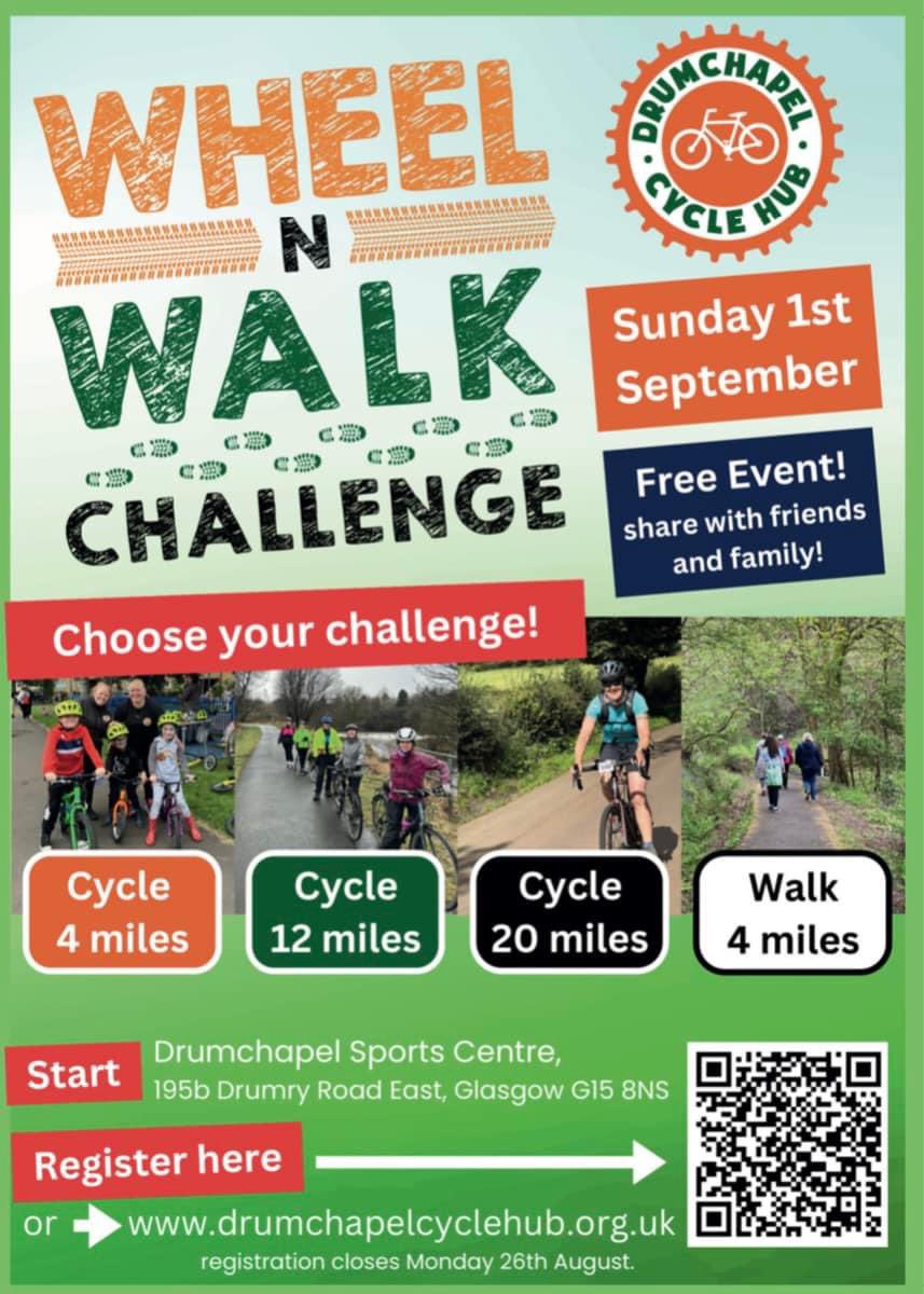 Drumchapel Cycle Hub (@drum_cycle) on Twitter photo Our free and fabulous family friendly event has options for everyone to participate. Registration is via the Eventbrite link eventbrite.co.uk/e/914863680897…
Please share <a href="/DrummoreG15/">Drummore G15</a> <a href="/drumchapelhigh/">Drumchapel High</a> <a href="/NinianPr/">St Ninian's Pr!</a> <a href="/AntoninePrimary/">Antonine Primary 💫</a> <a href="/LangfauldsPS/">Langfaulds Primary School & LCR</a> <a href="/BlairdardiePS/">Blairdardie Primary</a> <a href="/Blairdardiepri/">Blairdardie Primary School</a> Our free and fabulous family friendly event has options for everyone to participate. Registration is via the Eventbrite link eventbrite.co.uk/e/914863680897…
Please share <a href="/DrummoreG15/">Drummore G15</a> <a href="/drumchapelhigh/">Drumchapel High</a> <a href="/NinianPr/">St Ninian's Pr!</a> <a href="/AntoninePrimary/">Antonine Primary 💫</a> <a href="/LangfauldsPS/">Langfaulds Primary School & LCR</a> <a href="/BlairdardiePS/">Blairdardie Primary</a> <a href="/Blairdardiepri/">Blairdardie Primary School</a>
