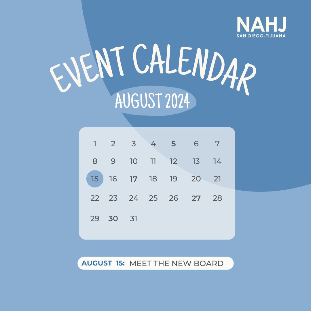 Tomorrow!!!💙Don’t forget our Meet and Greet Event from 5:30pm - 8pm
Where: NOVO BRAZIL BREWPUB MISSION VALLEY 1640 Camino Del Rio North, #341, San Diego, CA. Cost: Free (no host bar)