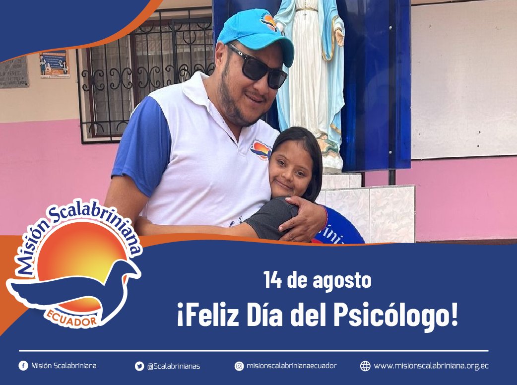 Scalabrinianas's tweet photo. ¡Hoy es el Día del Psicólogo!
Queremos rendir un justo homenaje a estos profesionales del entendimiento humano. 🧩
💫 Si necesitas una brújula emocional, recuerda que estamos aquí para ayudarte en la #MisiónScalabriniana #Ecuador.
#DíaDelPsicólogo #SaludMental #BienestarEmocional https://t.co/5exDXDAW3I