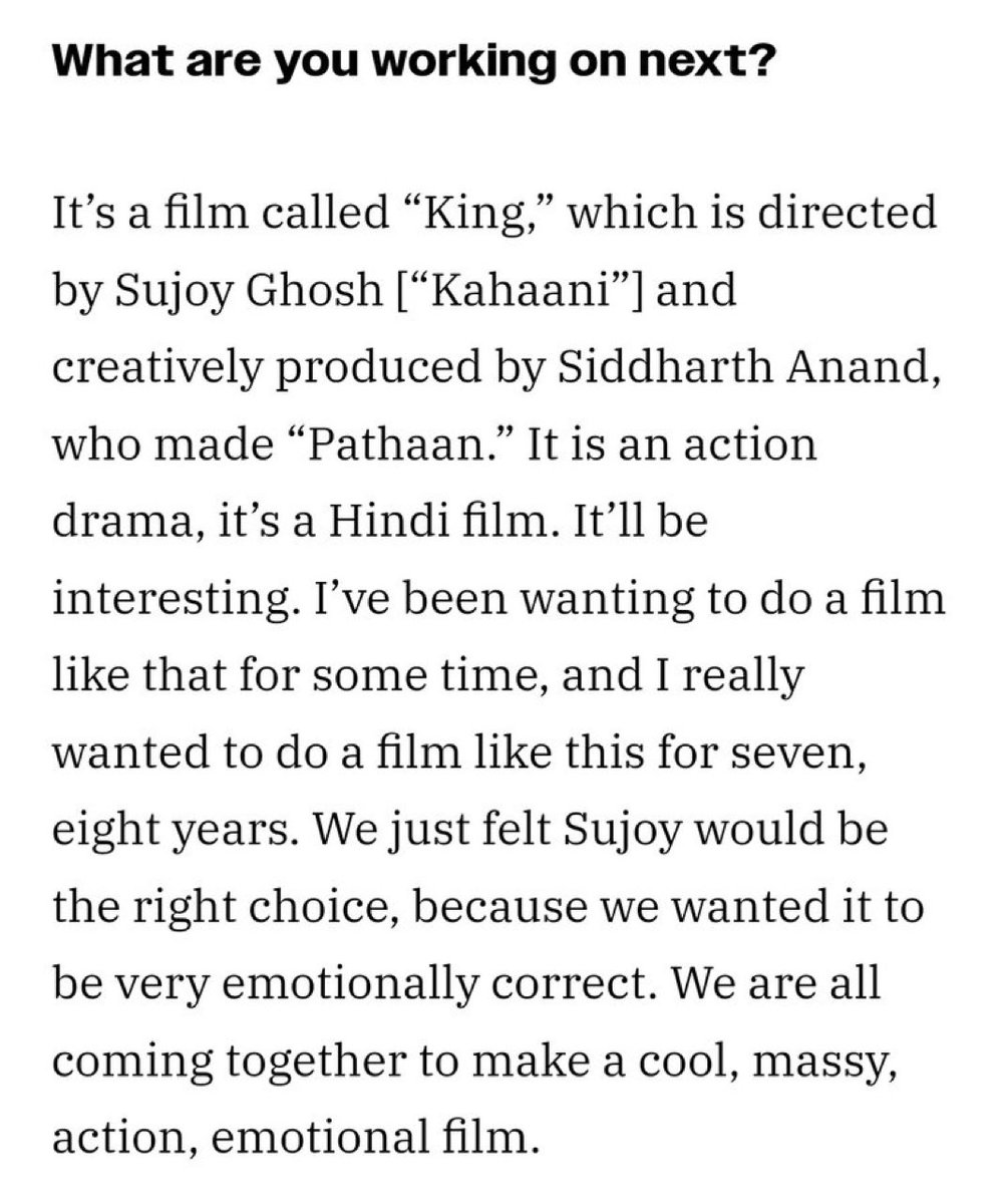 don_sunnik's tweet photo. Mass - Action - Emotions !!!!!!
They just escalated my excitement like π₯π₯π₯π₯π₯ #King #SRK
"Please @sujoy_g dada kono chap nei sudhu Plot ta shamliye nao bad baki amra dekhe nibo β€οΈ"
#ShahRukhKhan #KingUpdate https://t.co/6yxJTsDZhd