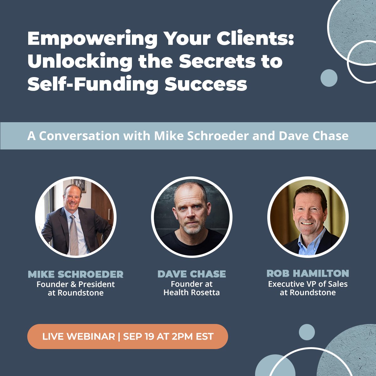 Attention Benefits Advisors: Don't miss this important conversation with <a href="/chasedave/">Dave Chase: Community-owned health plan catalyst</a> and <a href="/RoundstoneMike/">Mike Schroeder</a>. Register Today! roundstoneinsurance.com/empowering-you…