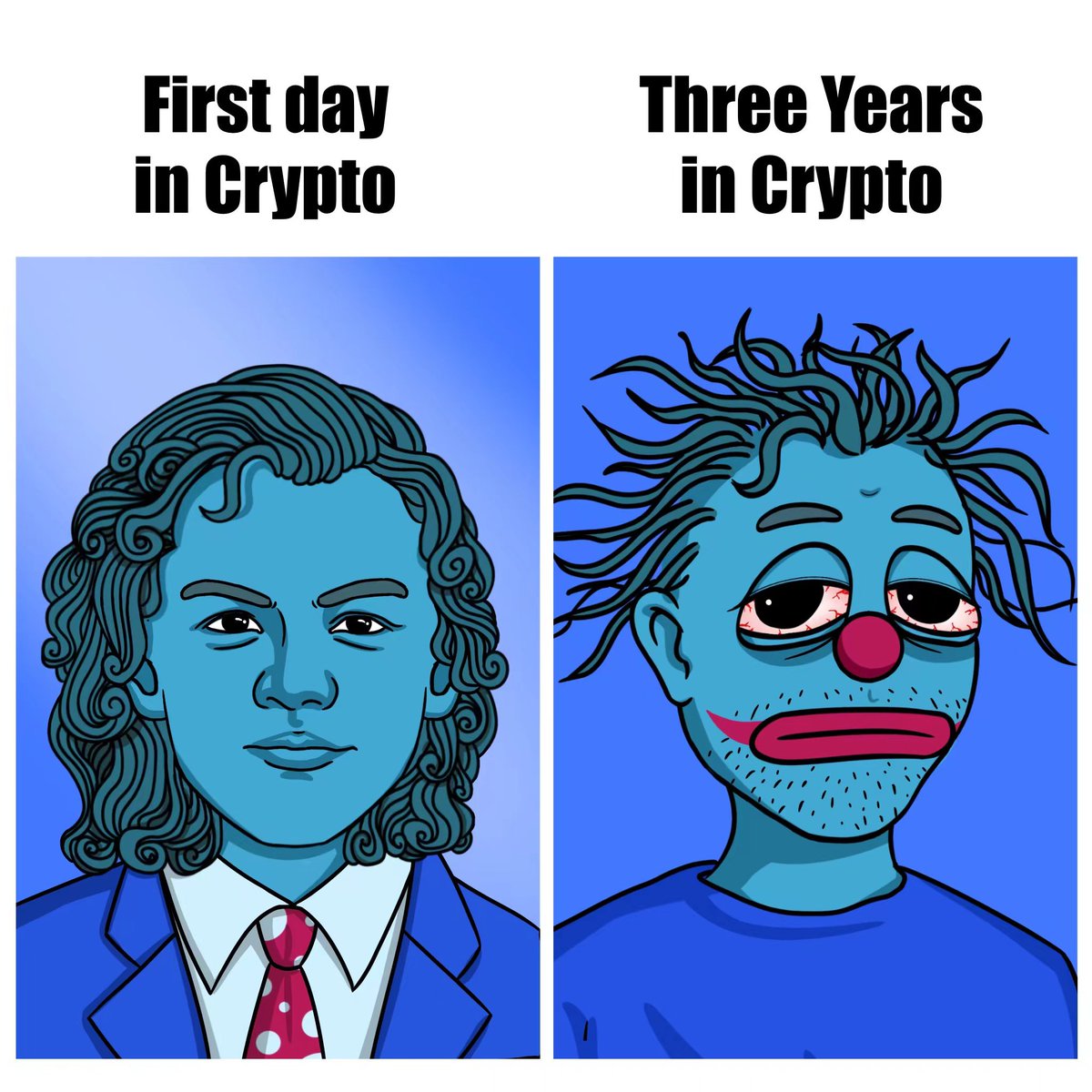 AshleyDCan First day in Crypto vs 3 years in Crypto…