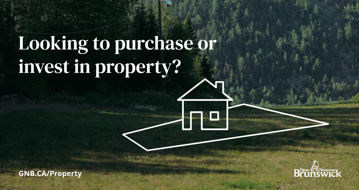 Are you looking to purchase or invest in property? Surplus land and buildings are available through open sales and public tenders.

New tenders have just been added. Don’t miss out! Learn more at: gnb.ca/property