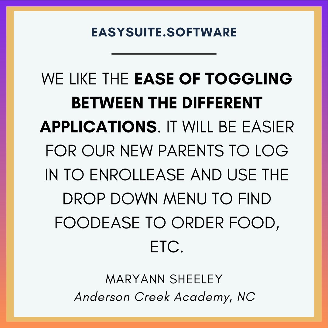 easysuiteusa's tweet photo. Anderson Creek Academy opens minds for lifelong learning. Easysuite is proud to provide a range of software to our schools for easy management of aspects from field trips to daily lunch orders. https://t.co/hXtH3XSZaB