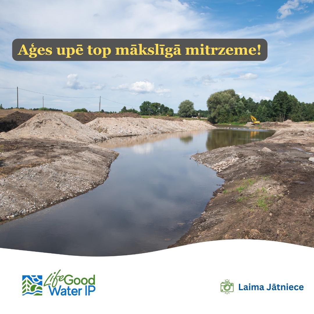🥳 Aģes upē top mākslīgā mitrzeme, lai uzlabotu ūdens ekoloģisko kvalitāti.
💧LIFE GoodWater IP projekta ietvaros ne tikai tiek meklēti risinājumi, lai to mainītu, bet šie risinājumi tiek arī ieviesti!
💎 Plašāk lasiet šeit ej.uz/18cp
 📸 Laima Jātniece
#LIFEproject