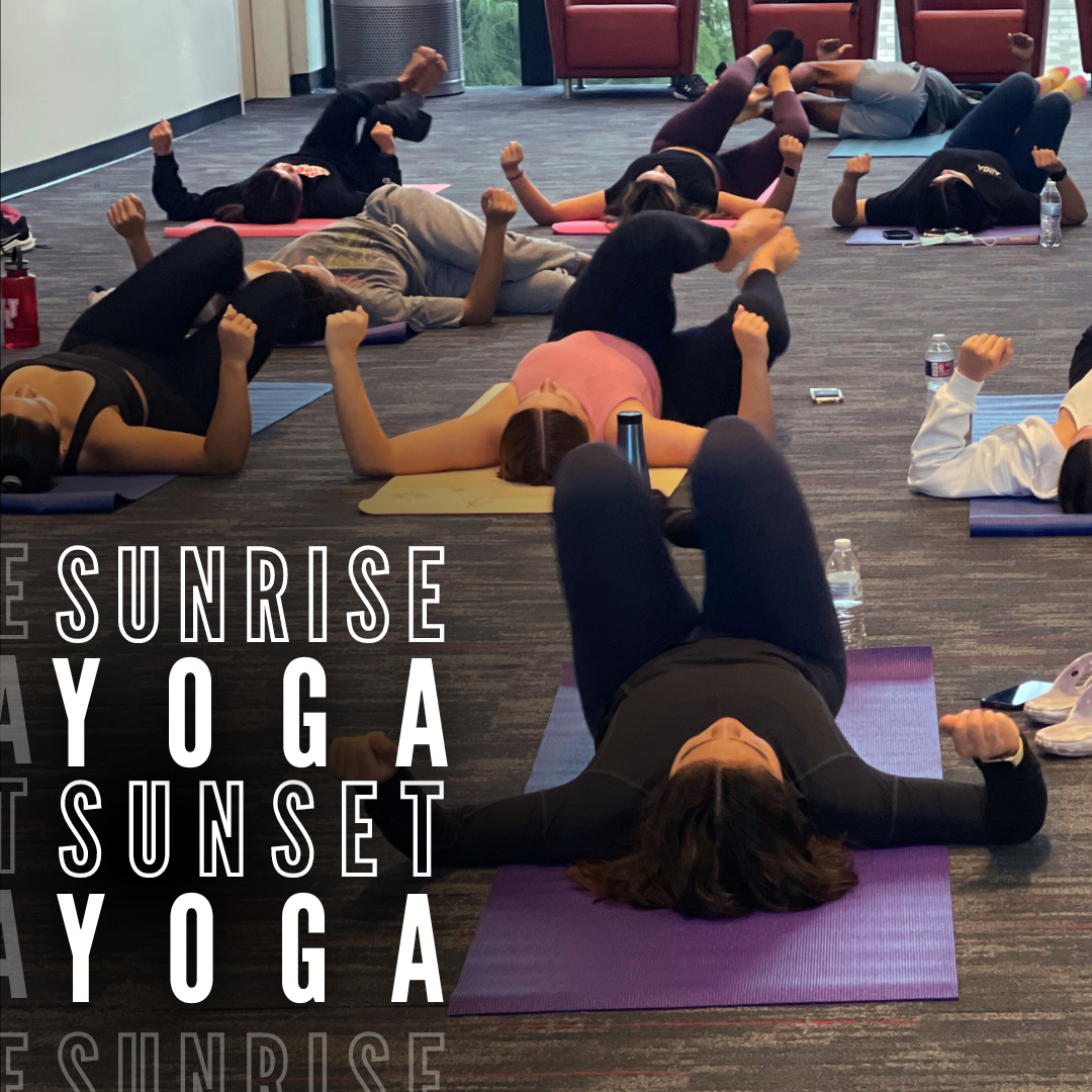 Set an intention to have an amazing semester by attending a free yoga class🧘☀️

📍Student Center North Lawn
📅 Wednesday, August 28
⏰ 7 AM and 7 PM
